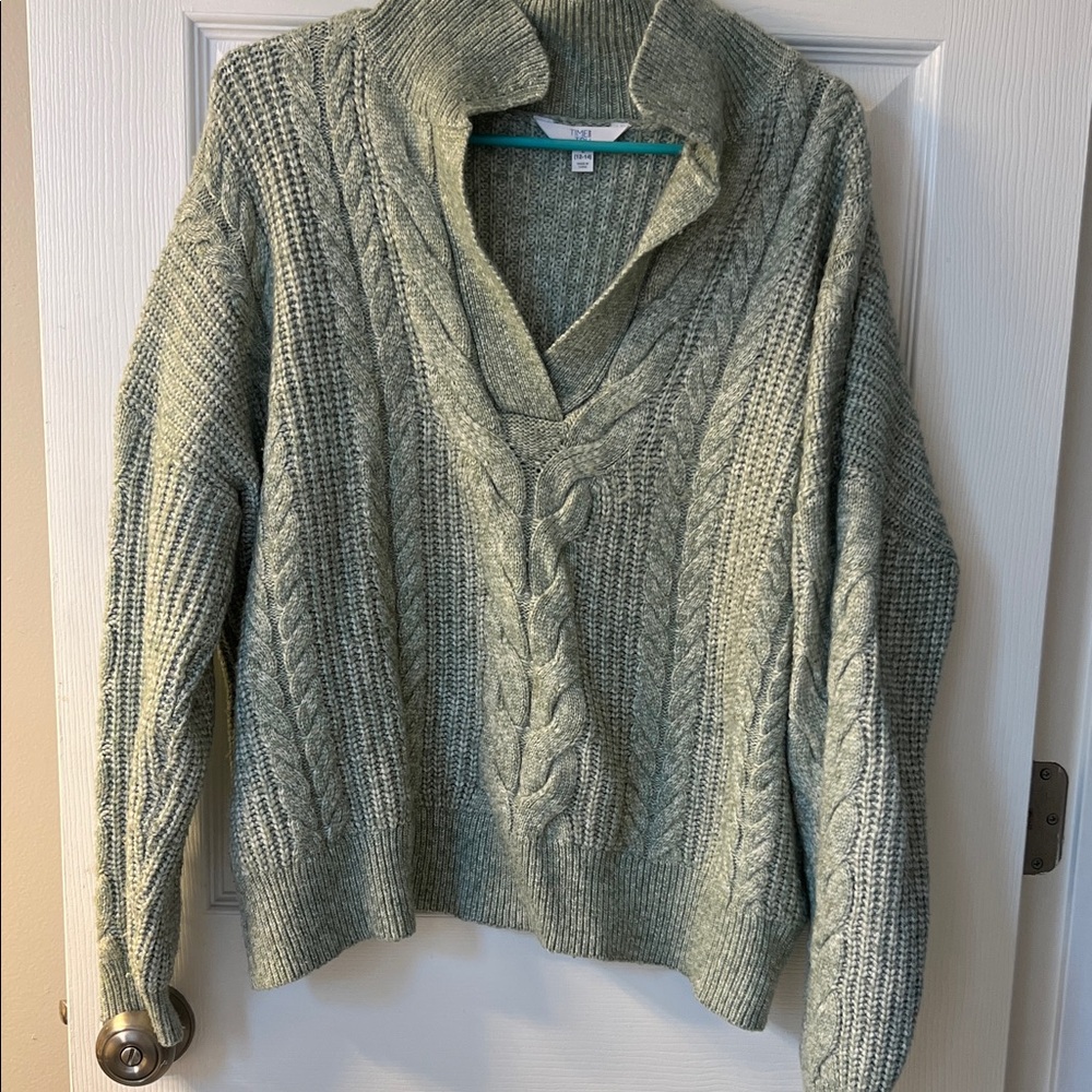 Time and Tru Cableknit Sweater